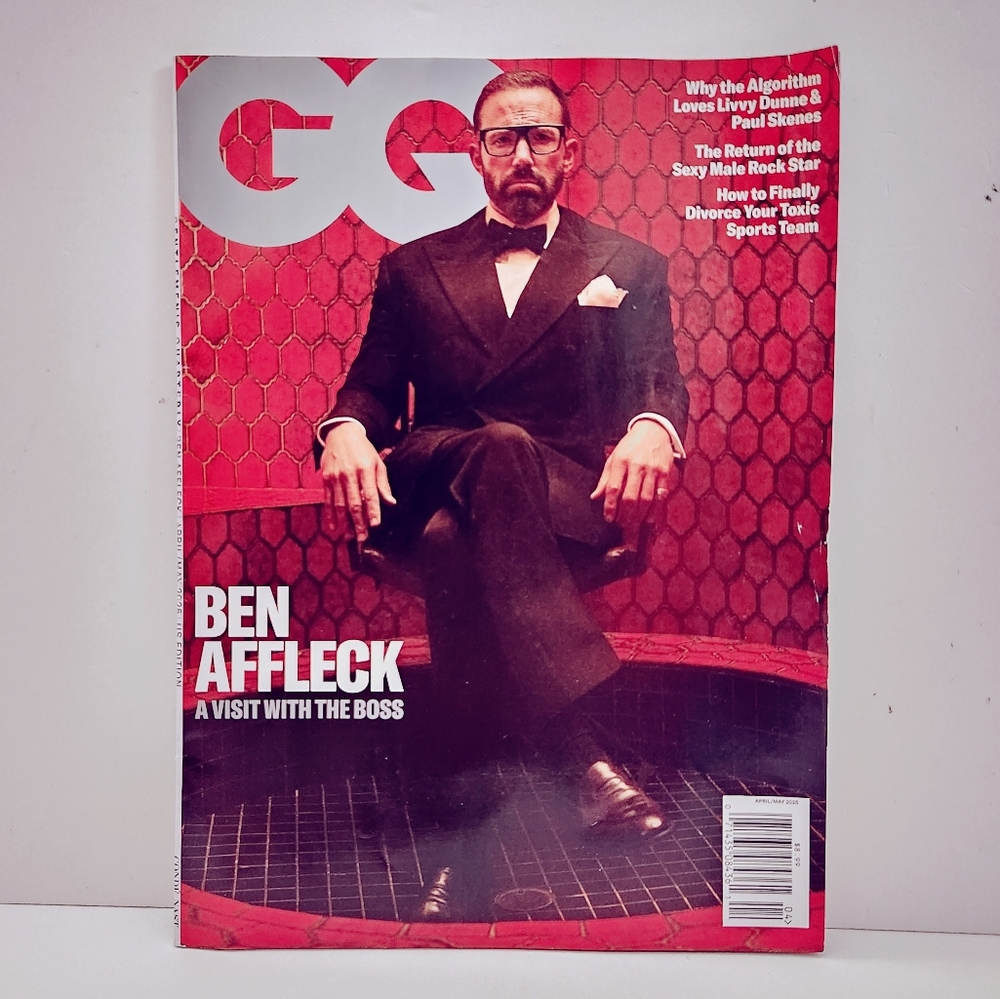 🍭7/$15 GQ Magazine April/May 2025 Ben Affleck